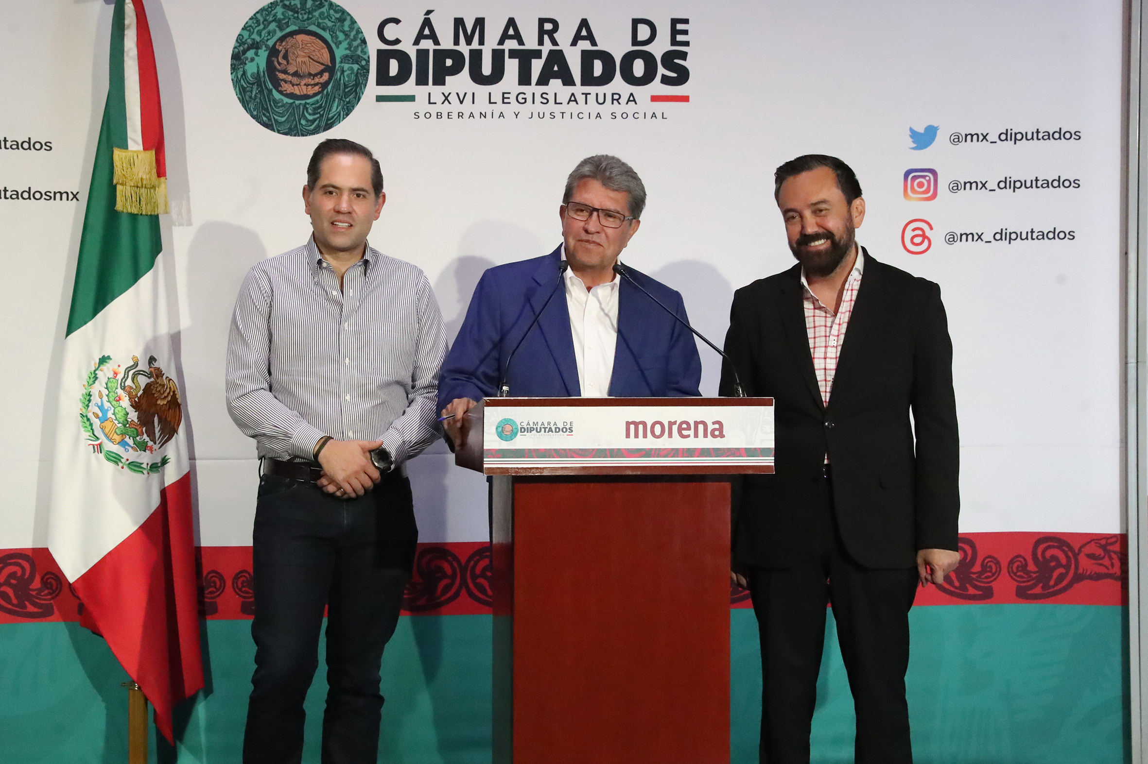 Ricardo Monreal, presidente de la Junta de Coordinación Política de la Cámara de Diputados.