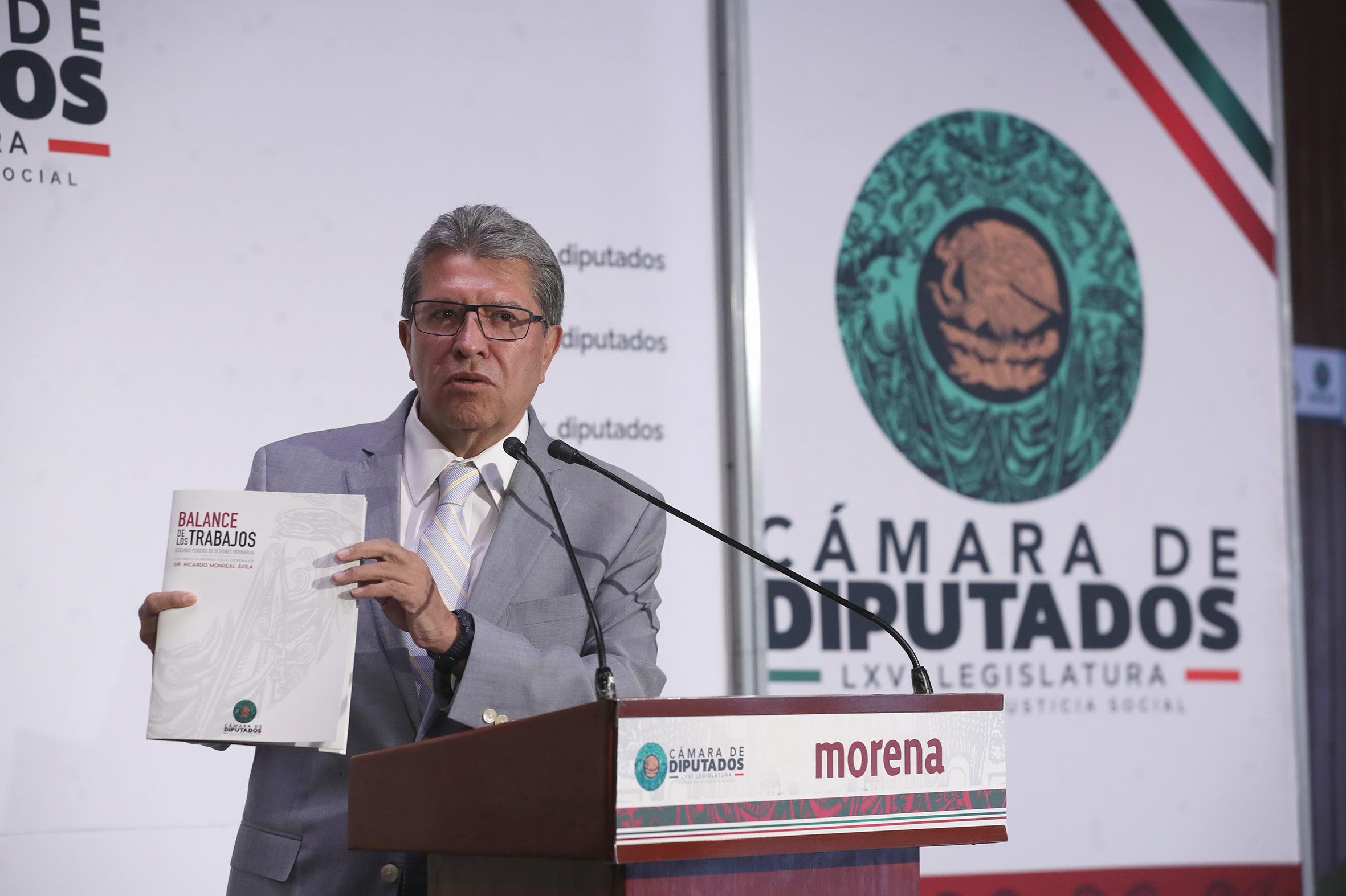 Ricardo Monreal, presidente de la Jucopo en la Cámara de Diputados