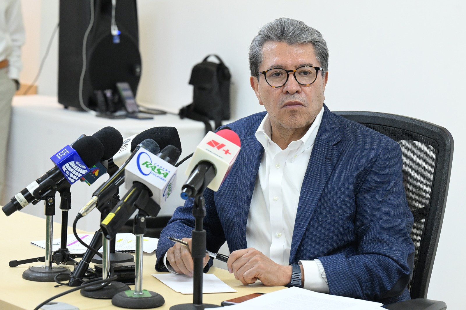 Dip. Ricardo Monreal, presidente de la Jucopo y Coordinador del Grupo Parlamentario de Morena.