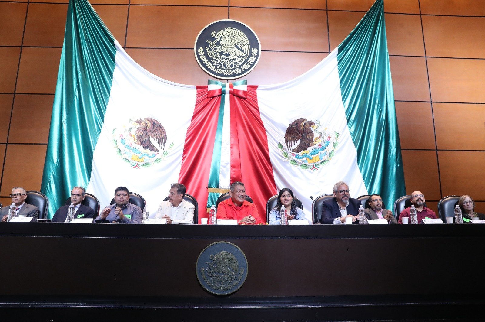 Ponentes en el Foro “El Agua en los polos de desarrollo del Plan México”.