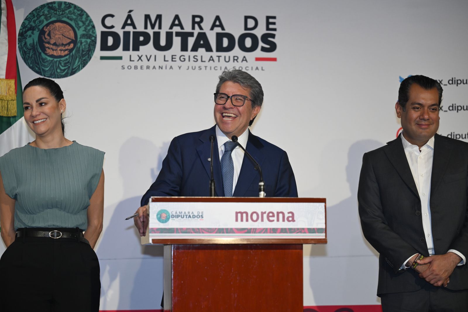Diputado Ricardo Monreal Ávila, junto a al Dip. Sergio Gutierrez Luna.