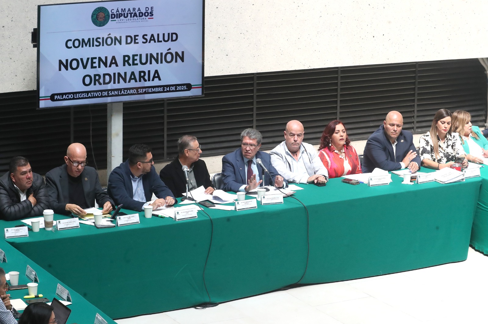 Integrantes de la Comisión de Salud en la Cámara de Diputados.