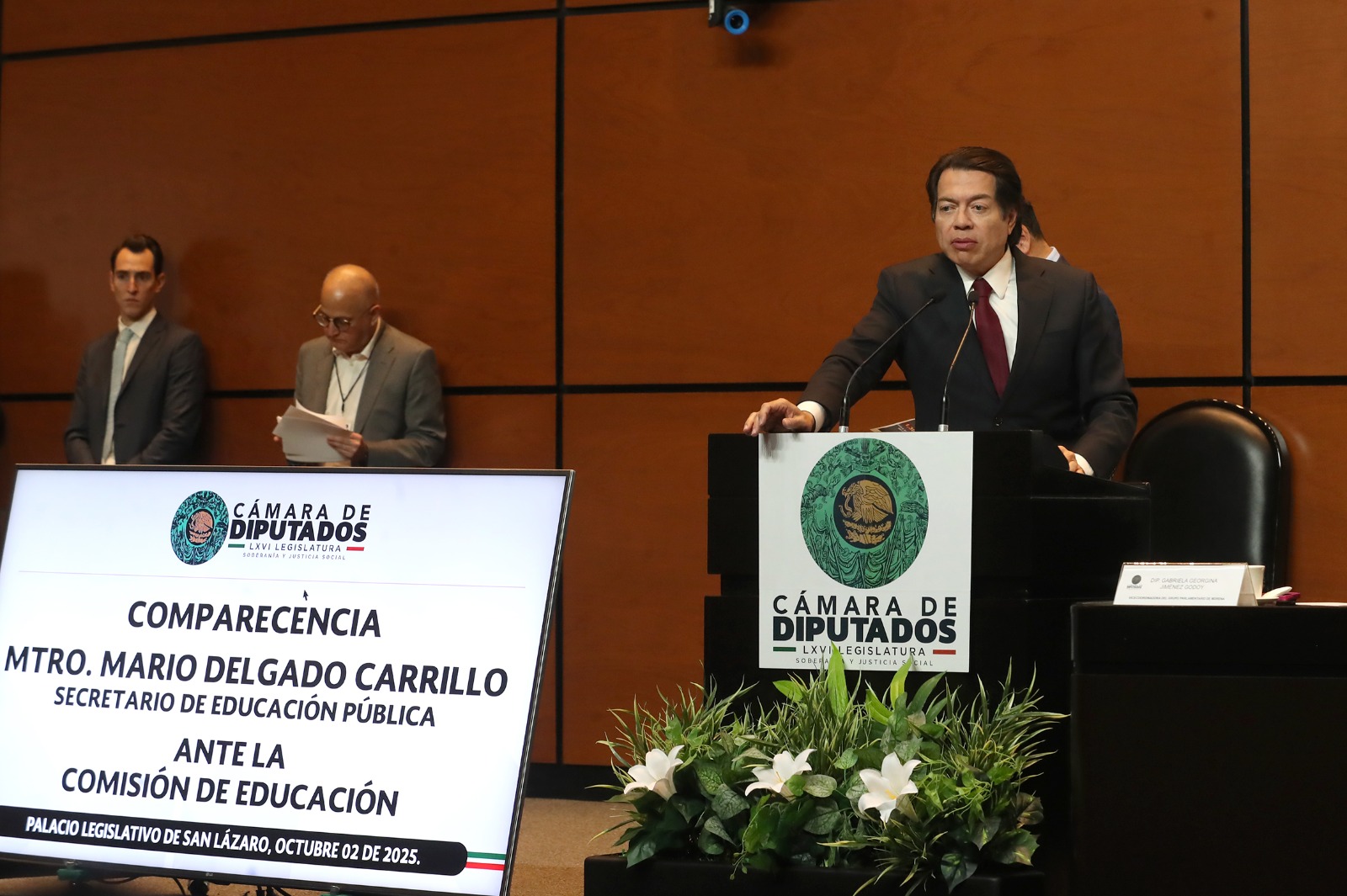 Mario Delgado, secretario de Educación Pública.