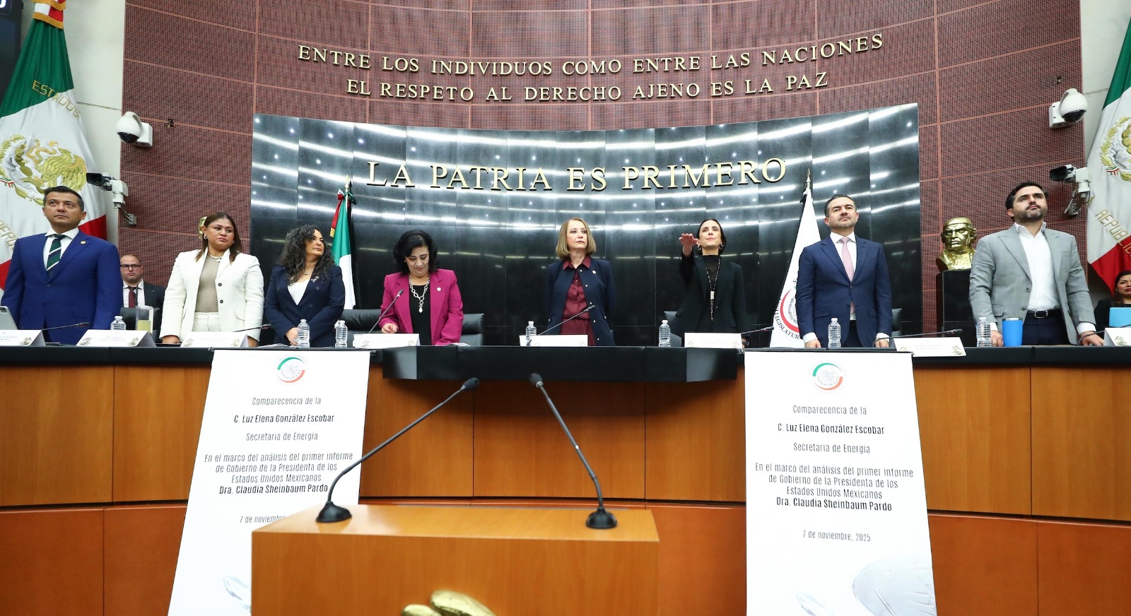 Comparecencia de la titular de la Secretaría de Energía, Luz Elena González Escobar, ante la Comisión de Energía.