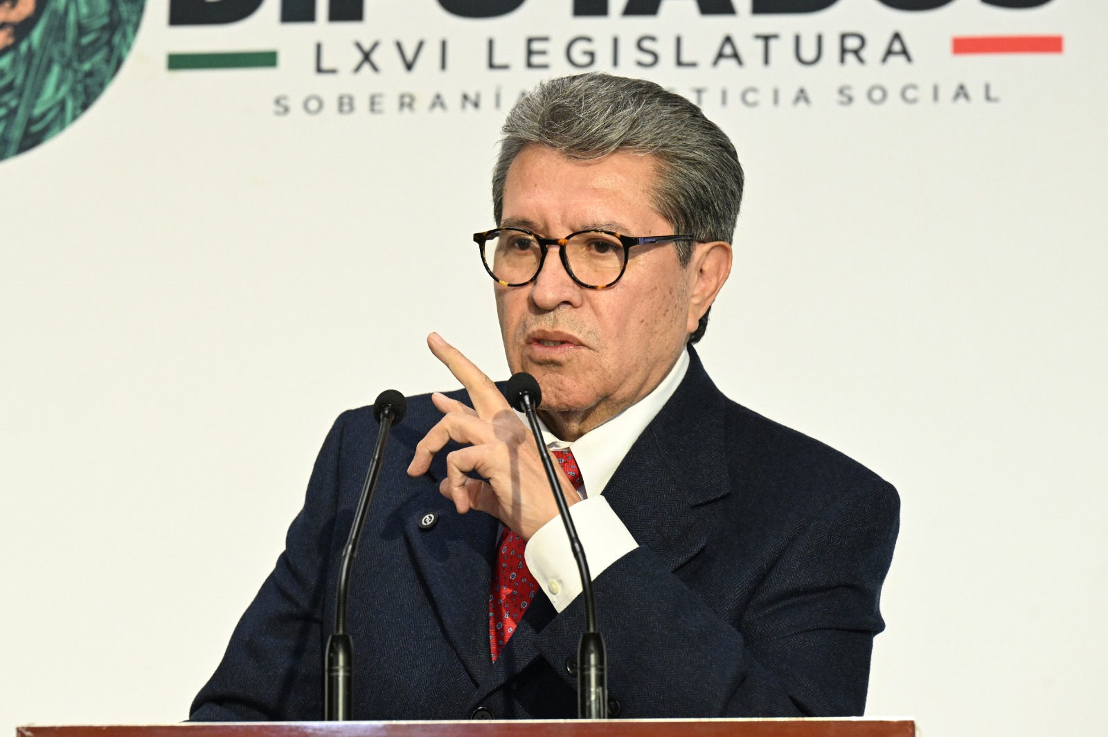 Ricardo Monreal, presidente de la Jucopo.