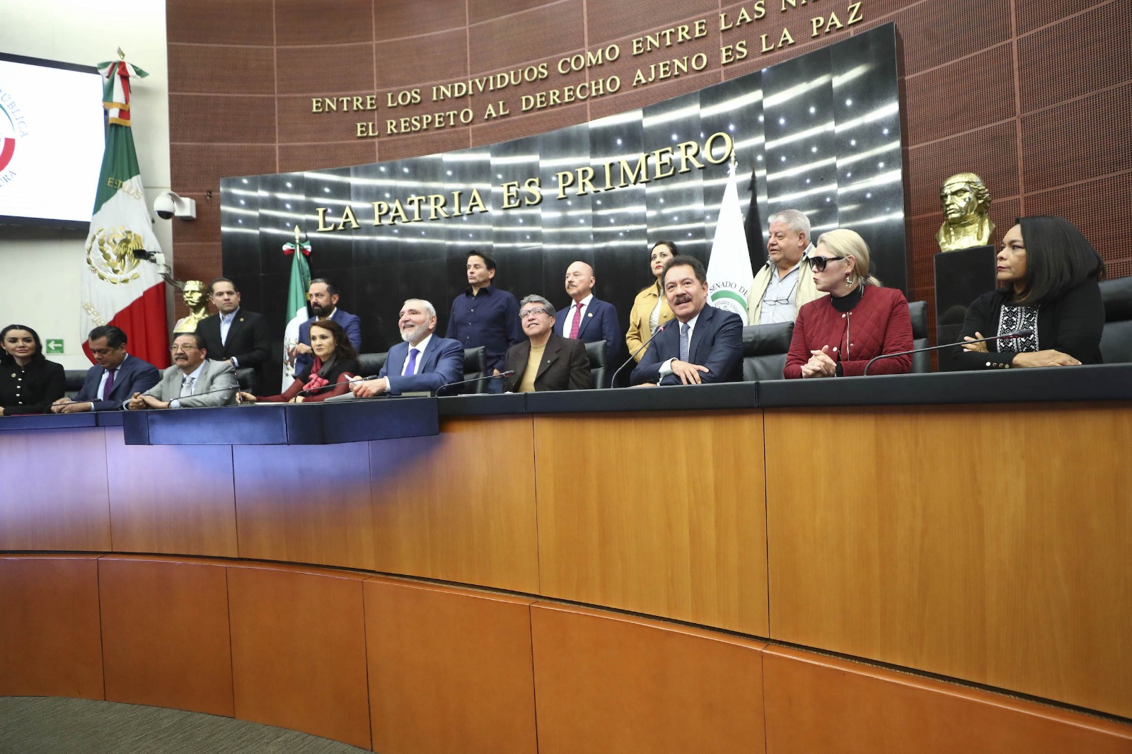 Conferencia de prensa del senador Adán Augusto López Hernández y del diputado Ricardo Monreal Ávila, presidentes de las Juntas de Coordinación Política del Senado y de la Cámara de Diputados