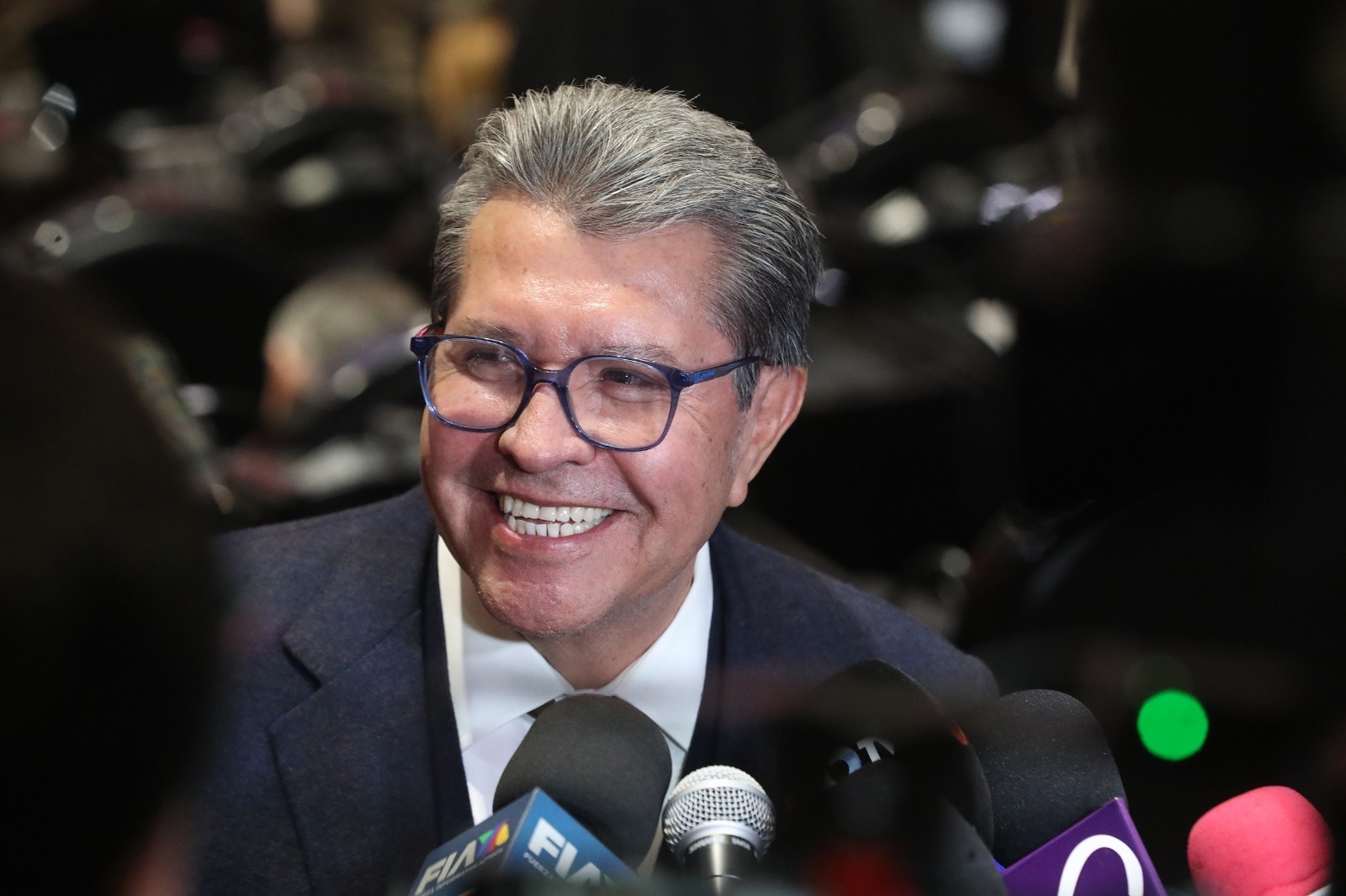 Ricardo Monreal en entrevista.