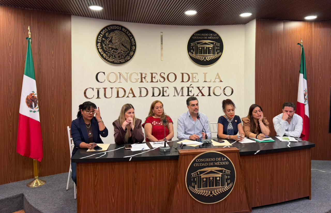 Grupo parlamentario del PVEM en la Ciudad de México.